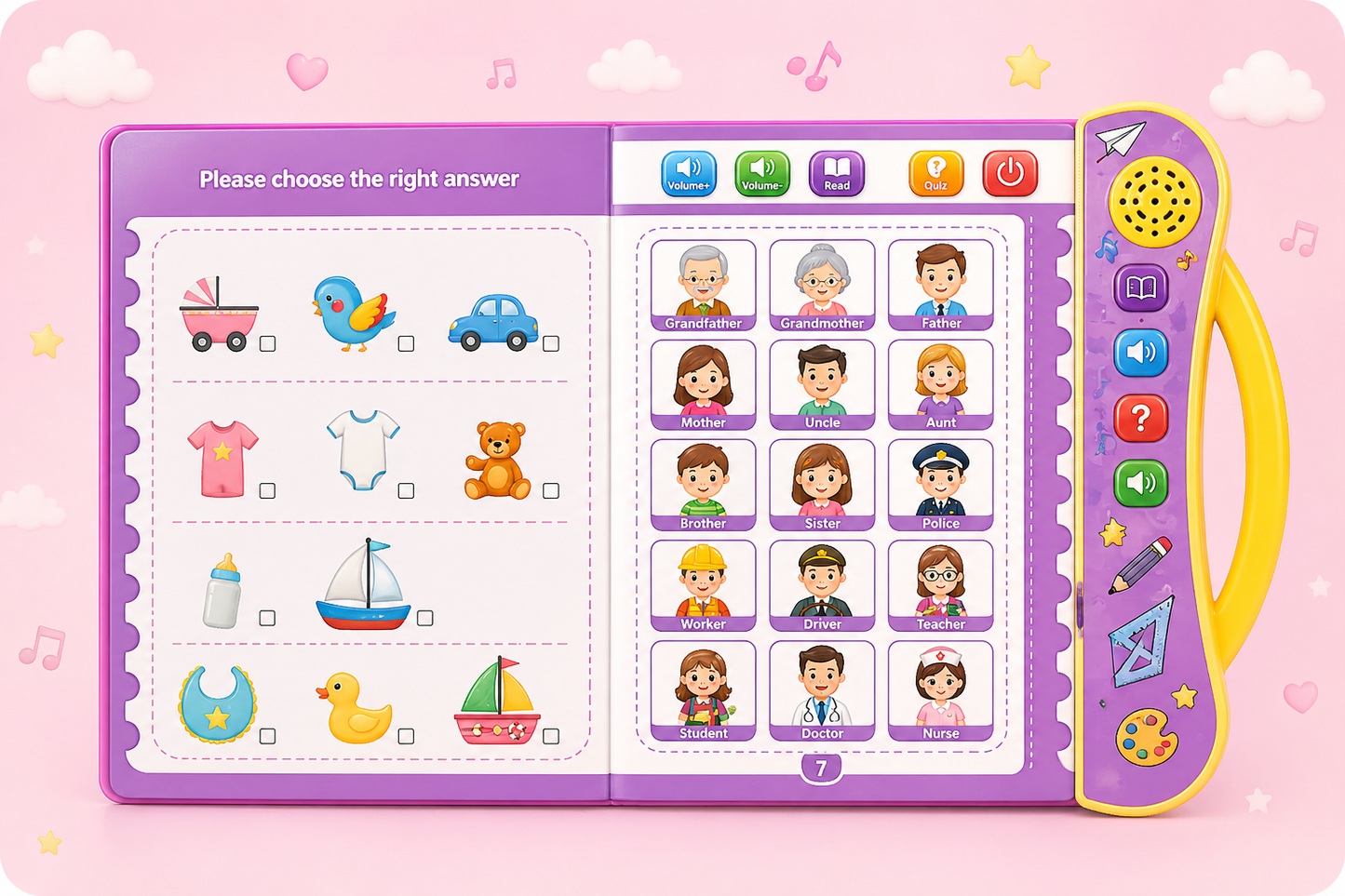 Baby BrainBoost Learning Sound Book