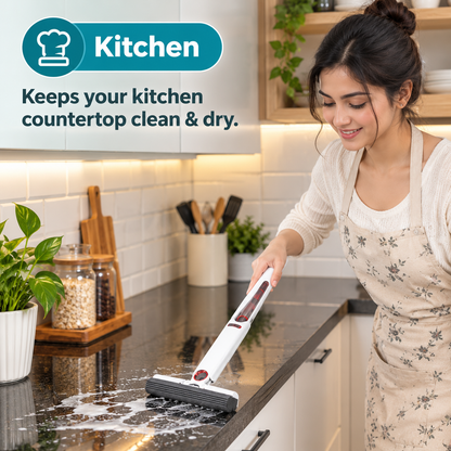 Self-Squeezing Mini Mop | Kitchen, Mirror & Multi-Surface Cleaning
