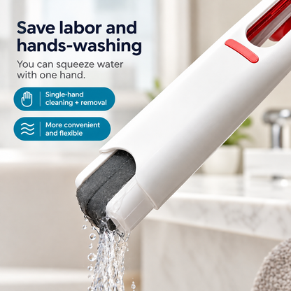 Self-Squeezing Mini Mop | Kitchen, Mirror & Multi-Surface Cleaning