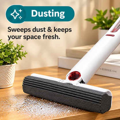 Self-Squeezing Mini Mop | Kitchen, Mirror & Multi-Surface Cleaning